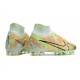 Nike Zoom Mercurial Superfly IX Elite AG Bonded - Vert Bleu Orange