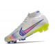 Nike Zoom Mercurial Superfly Elite 9 FG Blanc Rose Noir