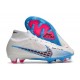 Nike Zoom Mercurial Superfly Elite 9 FG Blanc Bleu