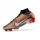 Nike Zoom Mercurial Superfly Elite 9 FG Bronze Blanc Bleu