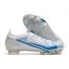 Nike Mercurial Vapor 14 Elite FG Homme Blanc Bleu