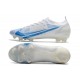 Nike Mercurial Vapor 14 Elite FG Homme Blanc Bleu
