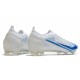 Nike Mercurial Vapor 14 Elite FG Homme Blanc Bleu