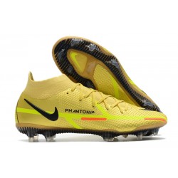 Crampons Nike Phantom GT2 Elite DF FG Jaune