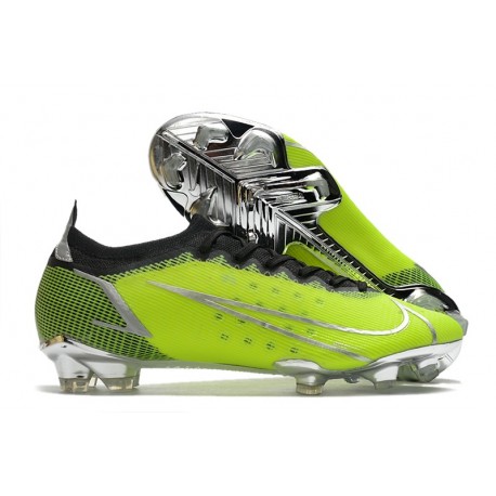 Nike Mercurial Vapor 14 Elite FG Homme Vert Argent