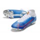 Chaussures Nike Mercurial Superfly 8 Elite FG Bleu Rosso Gris