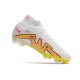 Nike Zoom Mercurial Superfly Elite 9 FG Blanc Rose Jaune