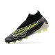 Crampons Nike Phantom GX DF Elite FG FG Noir Volt Blanc Bleu Lumière