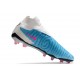Crampons Nike Phantom GX DF Elite FG FG Bleu Baltique Rose Blanc Bleu Laser