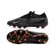 Nike Phantom GX Elite FG Crampon Noir Blanc Sommet Gris Fumée