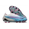 Nike Phantom GX Elite FG Crampon Bleu Baltique Rose Blanc Bleu Laser