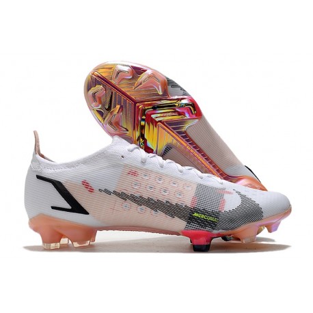 Nike Mercurial Vapor XIV Elite FG Blanc Noir Carmin Rose