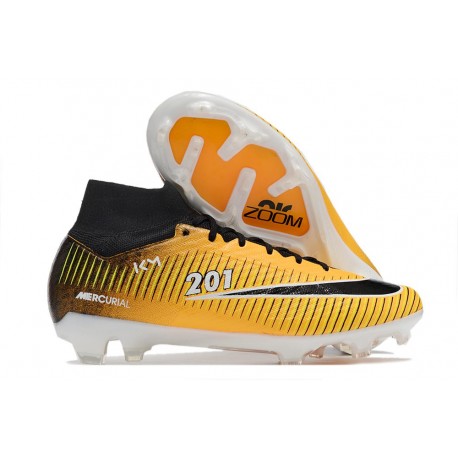 Nike Zoom Mercurial Superfly Elite 9 FG Jaune Noir