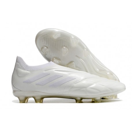 Crampons de Foot adidas Copa Pure+ FG Blanc