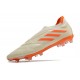 Crampons de Foot adidas Copa Pure+ FG Blanc Cassé Orange Solaire Equipe