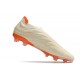 Crampons de Foot adidas Copa Pure+ FG Blanc Cassé Orange Solaire Equipe