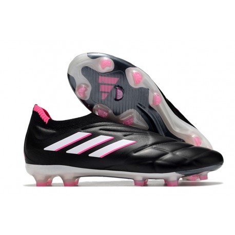 Crampons de Foot adidas Copa Pure+ FG Noir Zero Met Rose Equipe Choc