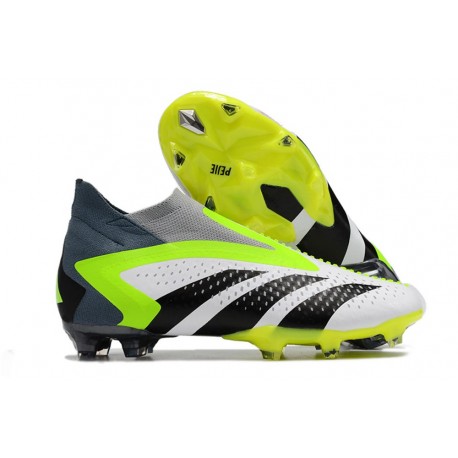 adidas Performance Predator Accuracy+ FG Blanc Vert Noir