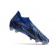 adidas Predator Accuracy+ FG Bleu Lucide Magenta Réel Equipe Noir Foncé