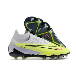 Nike Phantom GX Dynamic Fit Elite FG Volt Très Pâle Gridiron Raisin Très Pâle