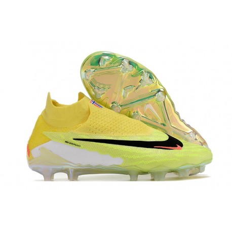 Nike Phantom GX Dynamic Fit Elite FG Jaune Vert Noir