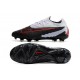 Nike Phantom GX Elite FG Crampon Noir Gris Rouge
