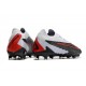 Nike Phantom GX Elite FG Crampon Noir Gris Rouge