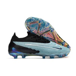 Nike Phantom GX Elite FG Crampon Bleu Noir
