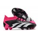 Crampon adidas Predator Accuracy.1 FG Noir Blanc Rose Equipe Choc