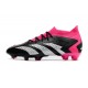 Crampon adidas Predator Accuracy.1 FG Noir Blanc Rose Equipe Choc