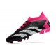 Crampon adidas Predator Accuracy.1 FG Noir Blanc Rose Equipe Choc
