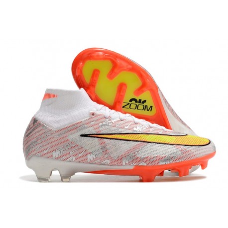 Nike Zoom Mercurial Superfly Elite 9 FG Blanc Or