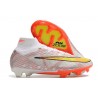 Nike Zoom Mercurial Superfly Elite 9 FG Blanc Or