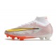 Nike Zoom Mercurial Superfly Elite 9 FG Blanc Or