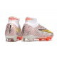 Nike Zoom Mercurial Superfly Elite 9 FG Blanc Or