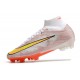 Nike Zoom Mercurial Superfly Elite 9 FG Blanc Or