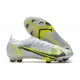 Nike Mercurial Vapor XIV Elite FG Silver Safari - Blanc Noir Argenté