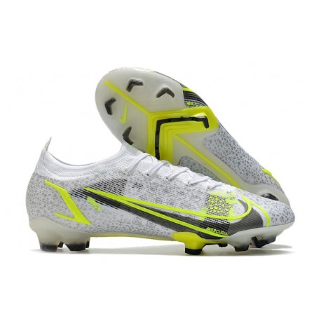 Nike Mercurial Vapor XIV Elite FG Silver Safari - Blanc Noir Argenté