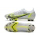 Nike Mercurial Vapor XIV Elite FG Silver Safari - Blanc Noir Argenté