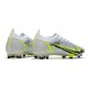 Nike Mercurial Vapor XIV Elite FG Silver Safari - Blanc Noir Argenté