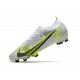 Nike Mercurial Vapor XIV Elite FG Silver Safari - Blanc Noir Argenté