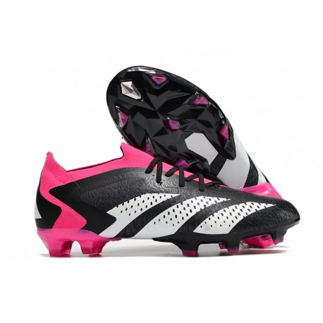 Nouvelle adidas Predator Accuracy.1 L FG Noir Blanc Rose Equipe Choc