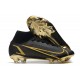 Chaussures Nike Mercurial Superfly 8 Elite FG Noir Or