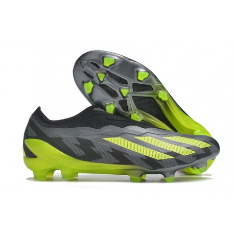adidas X Crazyfast.1 LL FG Crazycharged - Noir Jaune Gris ÉDITION LIMITÉE