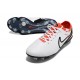Crampons Nike Tiempo Legend X Elite FG Blanc Noir Pourpre
