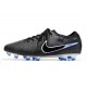 Crampons Nike Tiempo Legend X Elite FG Noir Chrome Hyper Royal
