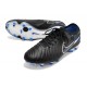 Crampons Nike Tiempo Legend X Elite FG Noir Chrome Hyper Royal