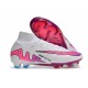 Nike Zoom Mercurial Superfly Elite IX FG Blanc Rose Bleu