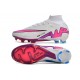 Nike Zoom Mercurial Superfly Elite IX FG Blanc Rose Bleu