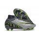 Nike Zoom Mercurial Superfly Elite IX FG Gris Noir Vert